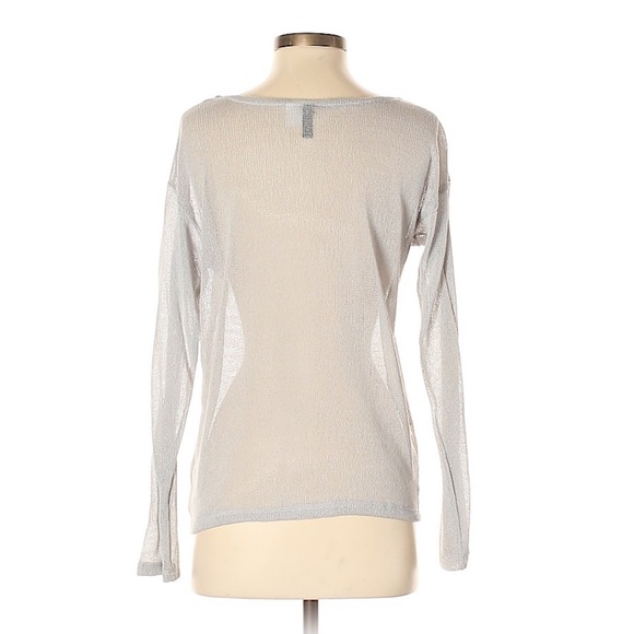 H&M Cat Pullover Sheer Top - Picture 2 of 3